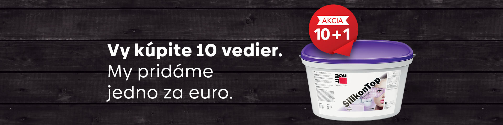 Akcia Baumit SilikonTOp 10+1